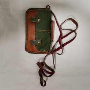 Small crossbody bag, hand crafted leather